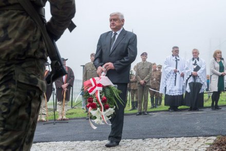 Uroczystość upamiętnienia mjra Adolfa Pilcha -